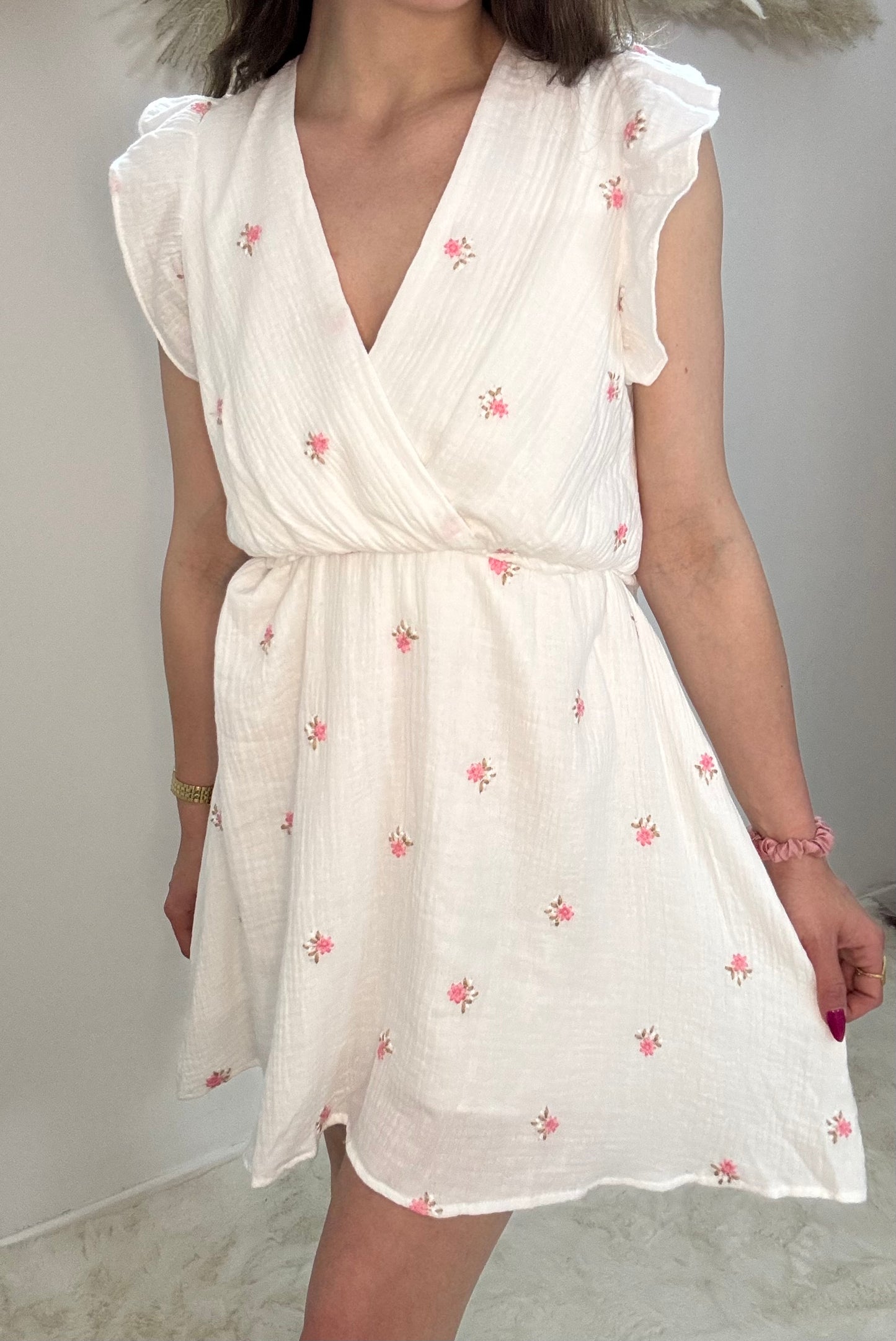 Robe en gaz de coton