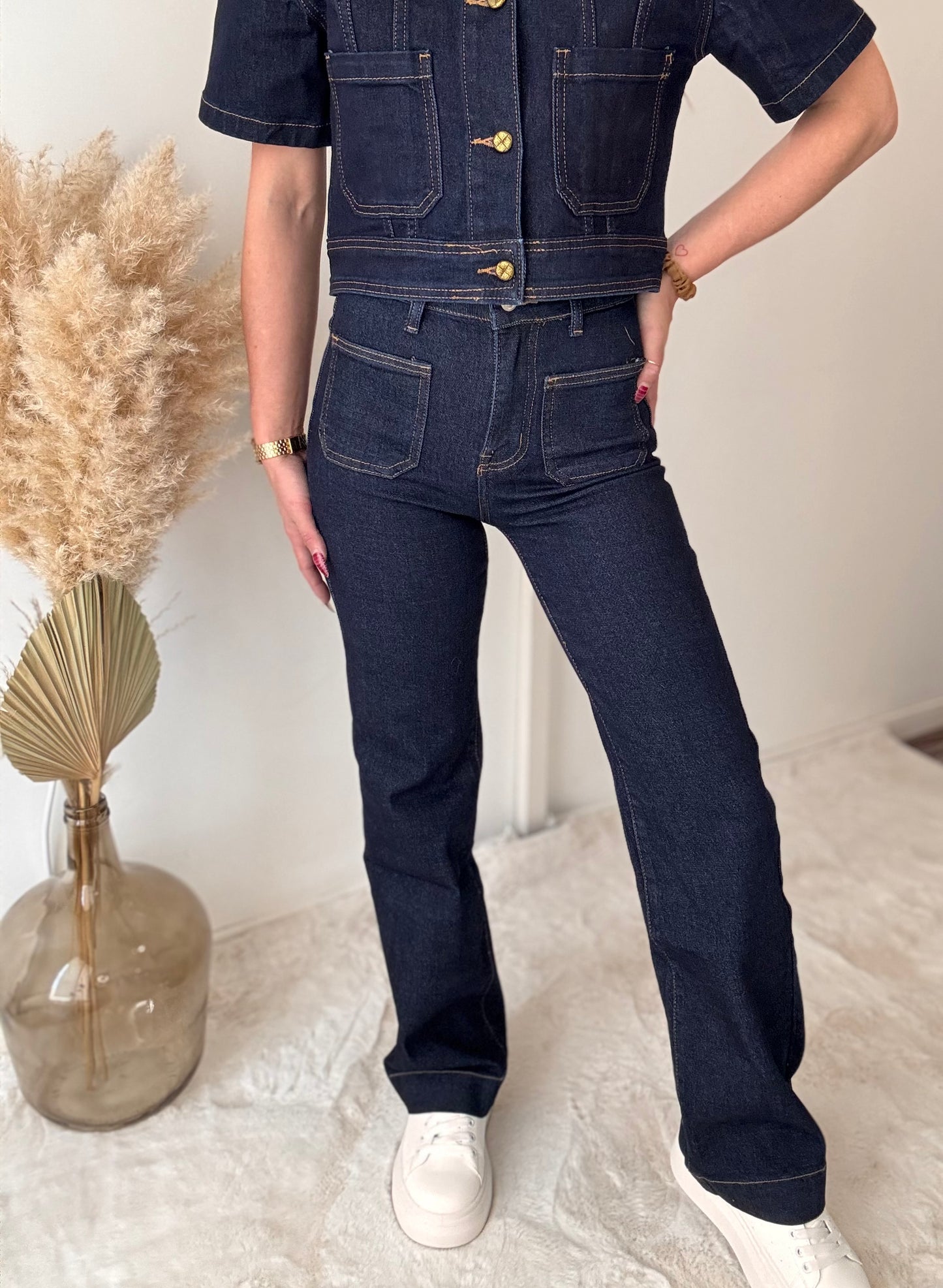 Jean flare brut
