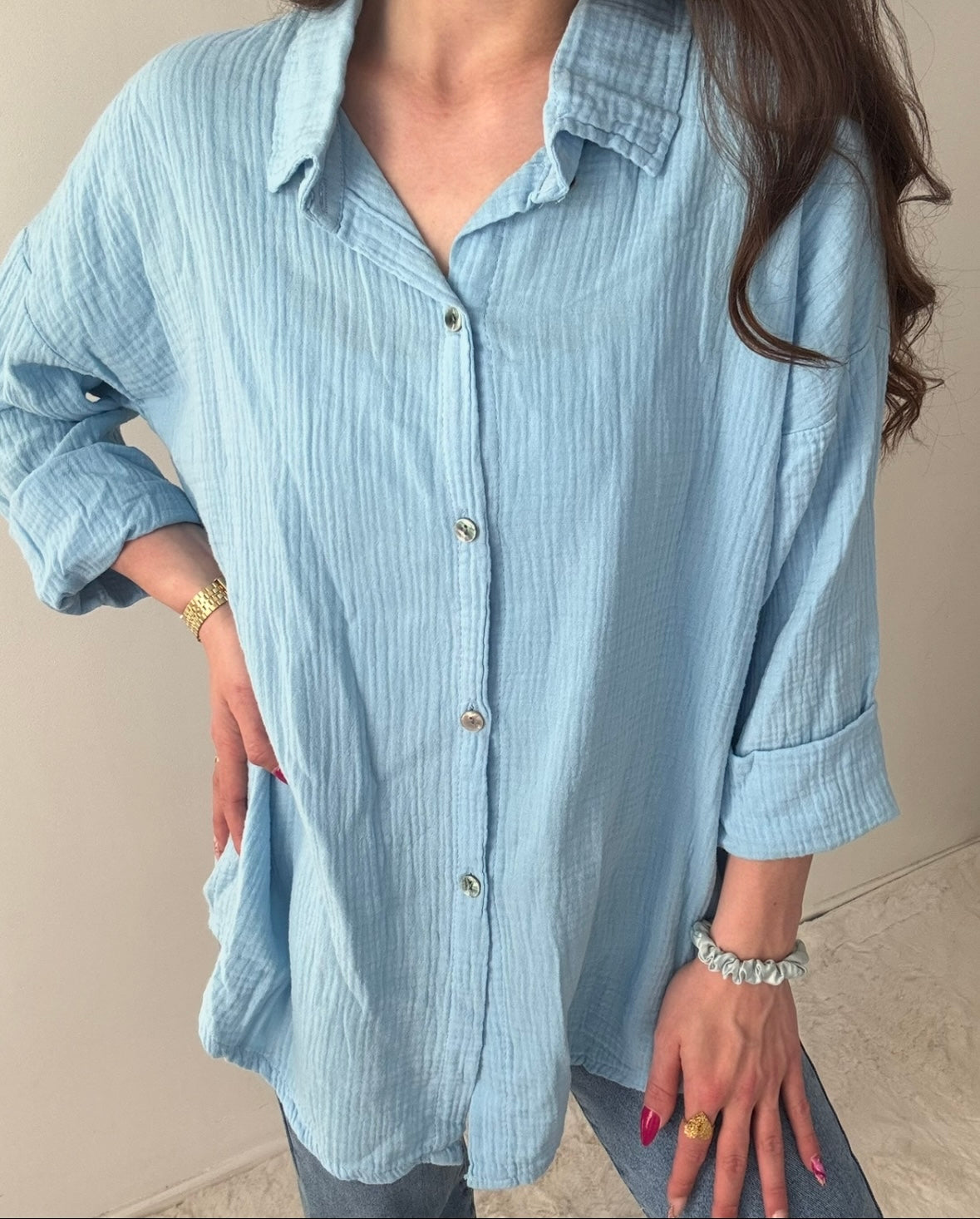 Chemise gaze de coton
