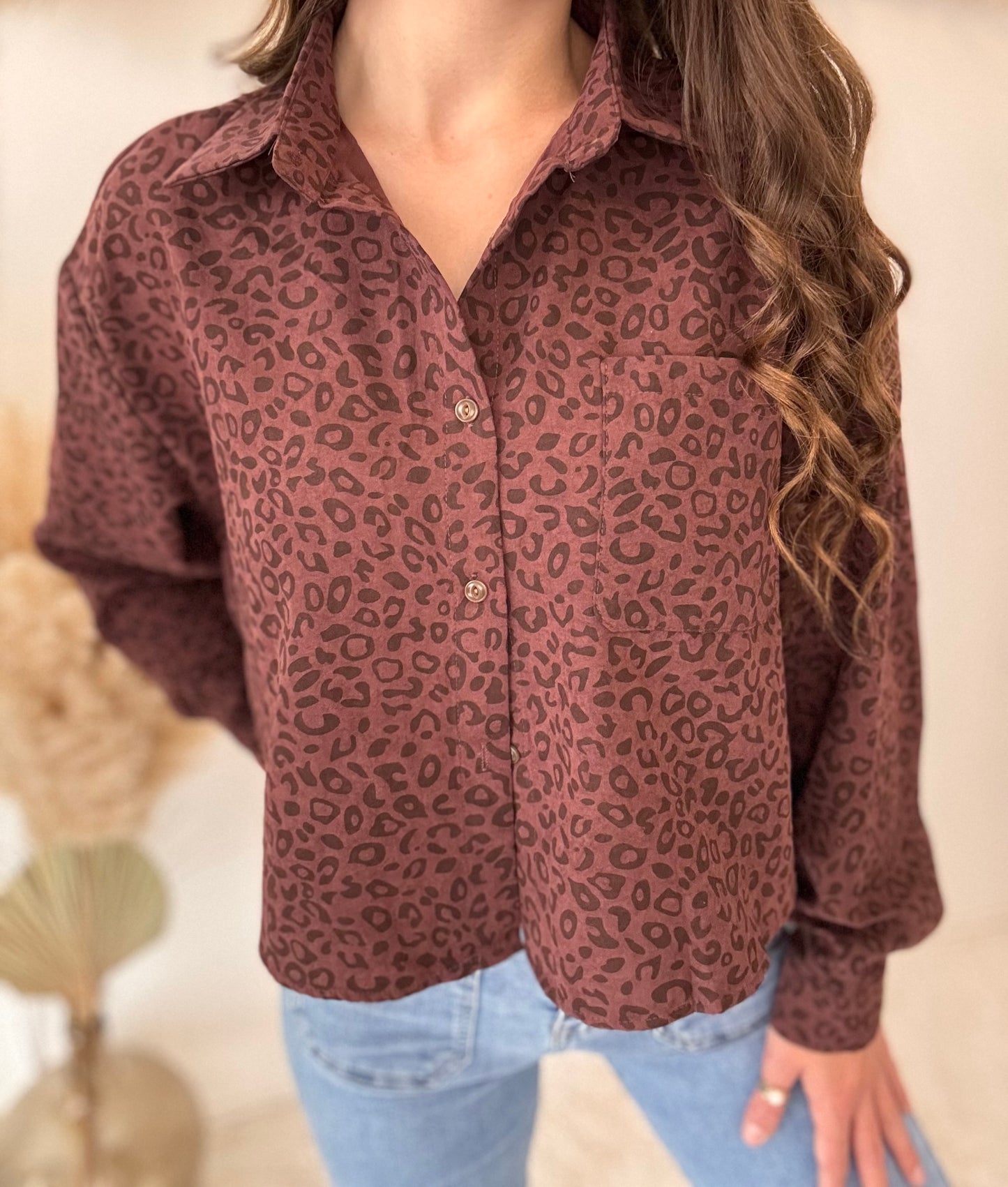 Chemise léopard