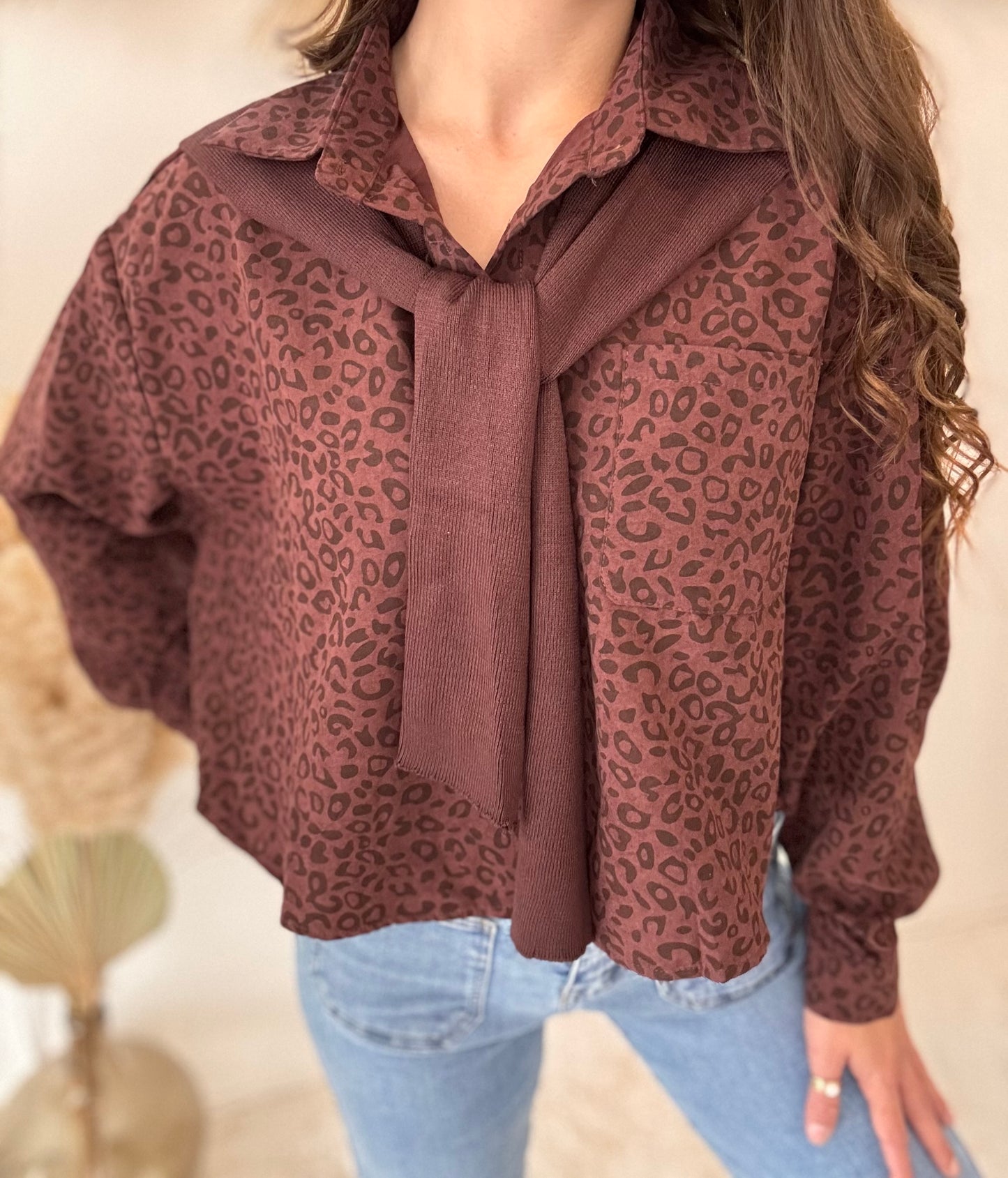 Chemise léopard