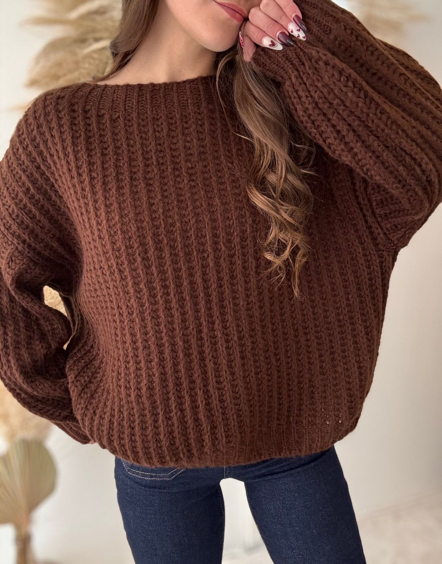 Pull tricot maille serrée