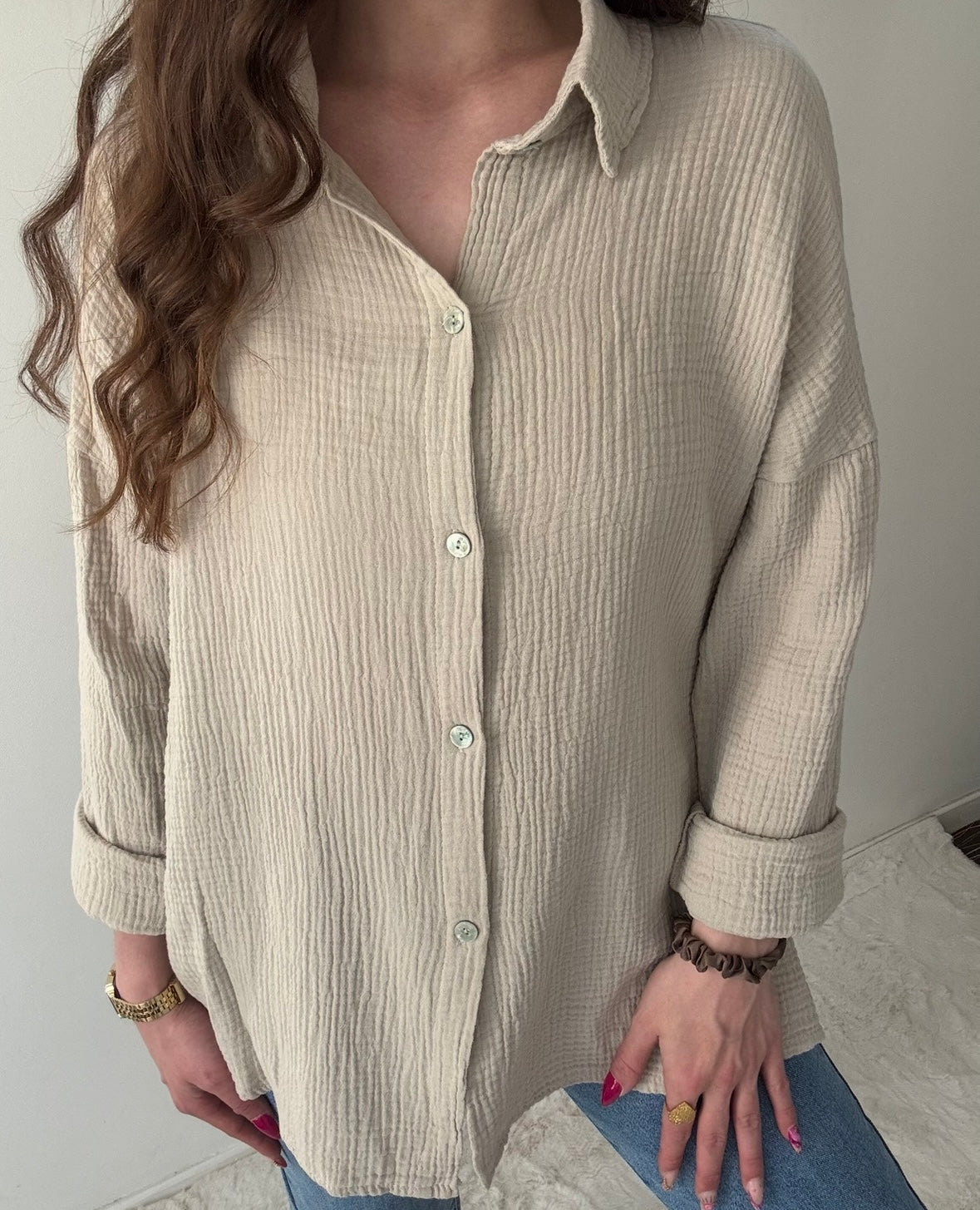 Chemise gaze de coton