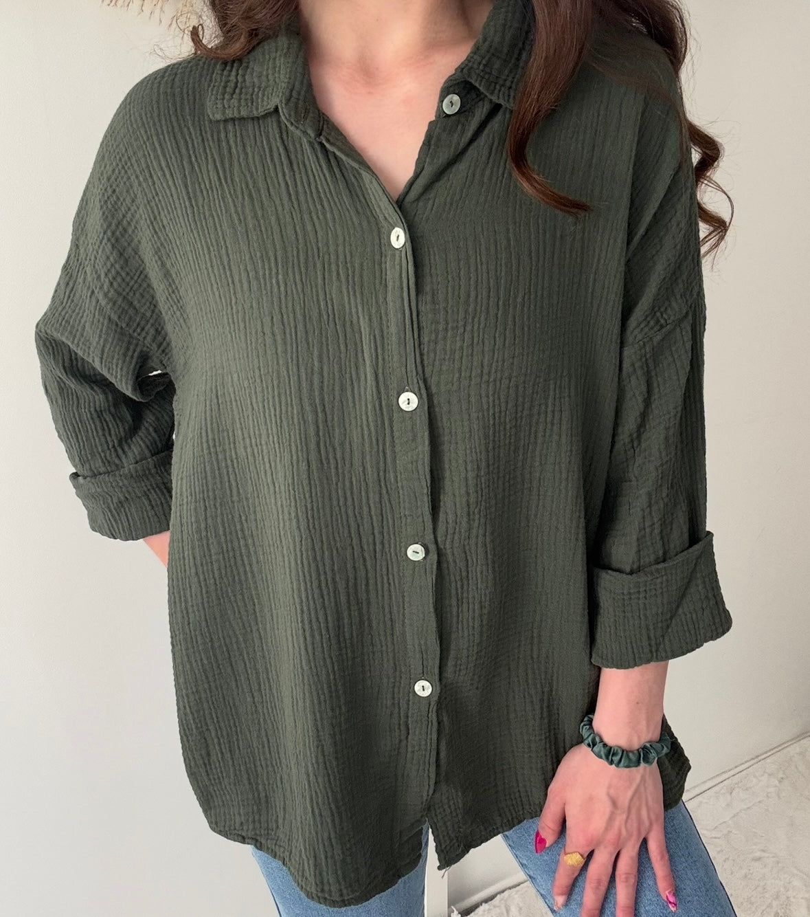 Chemise gaze de coton