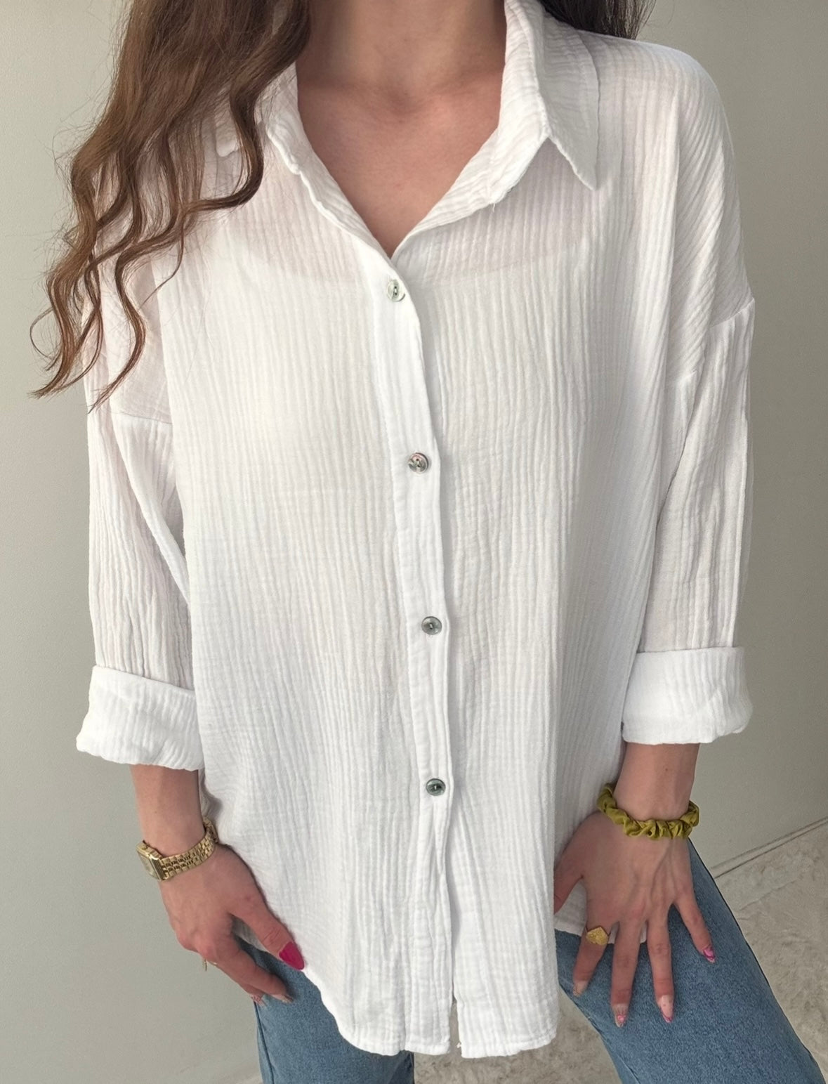 Chemise gaze de coton