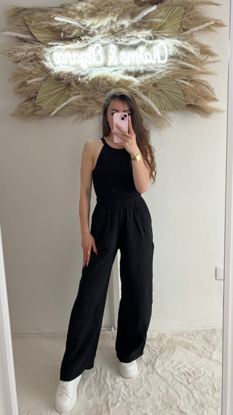 Pantalon gaz de coton