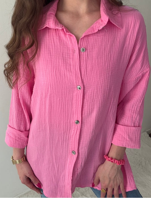 Chemise gaze de coton