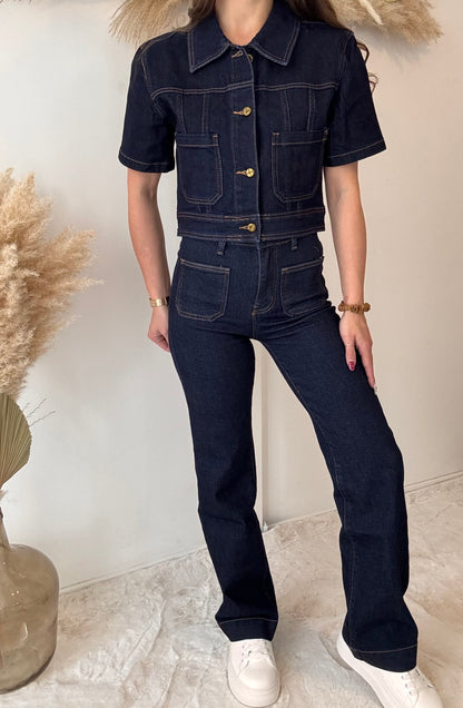 Jean flare brut