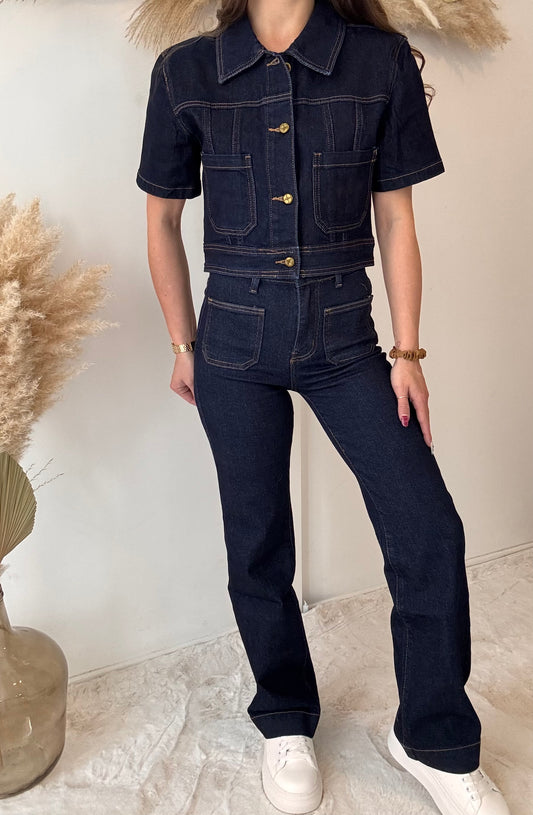 Jean flare brut