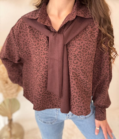 Chemise léopard