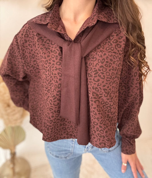 Chemise léopard