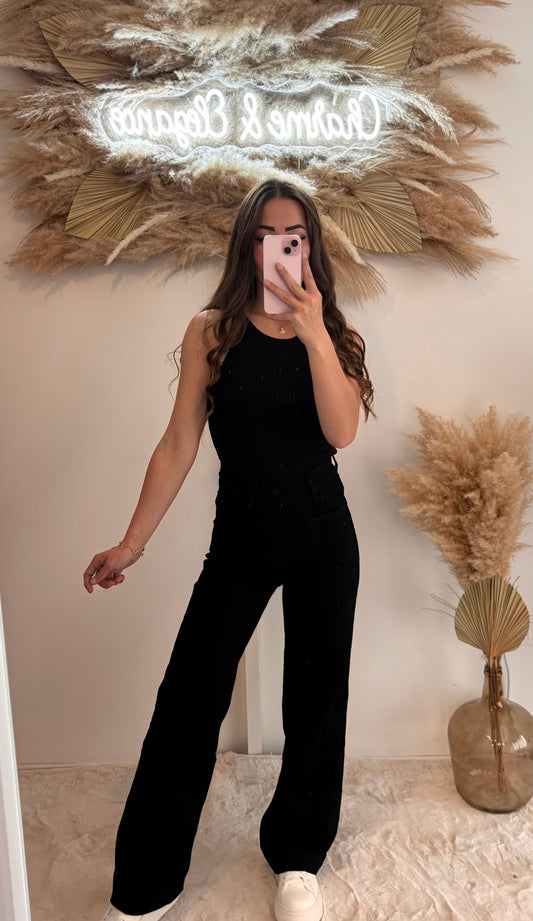 Jean flare noir