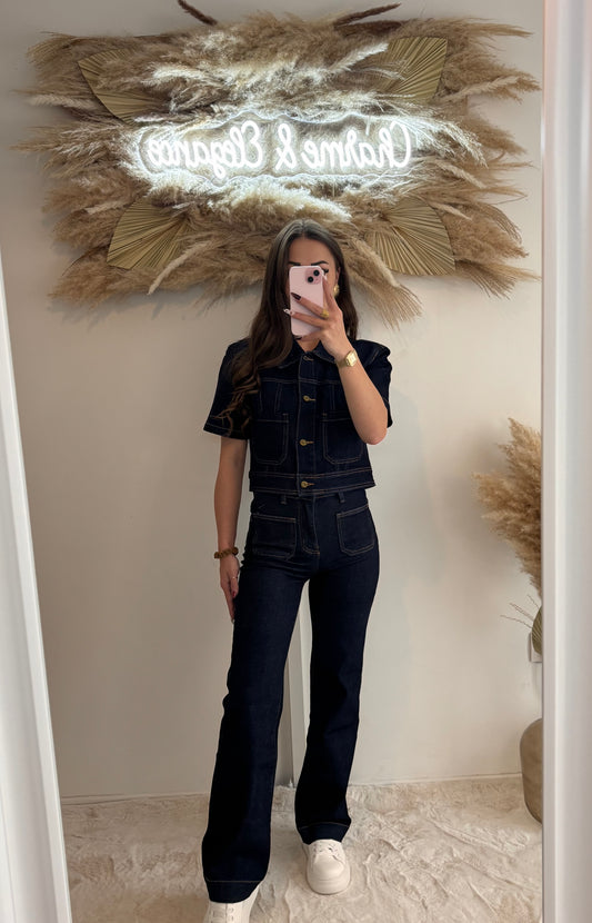Jean flare brut